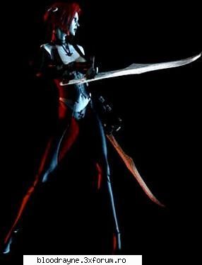 Ce stiti despre ea - BloodRayne este un vampir,nascuta din impreunarea - Rayne